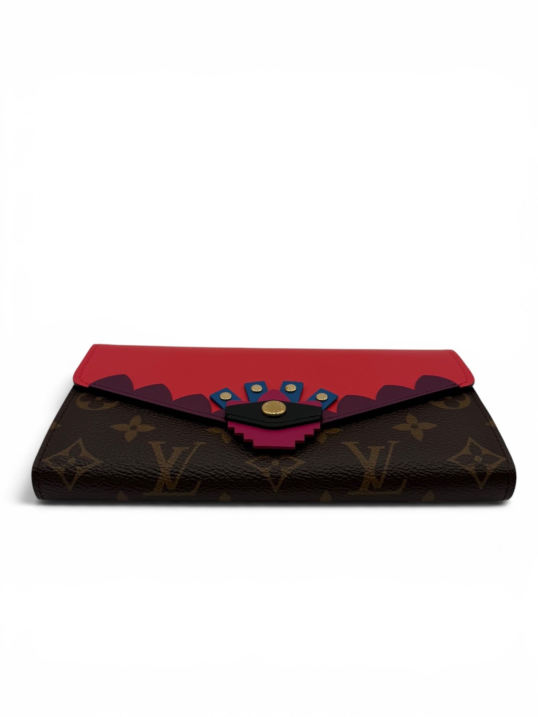 LOUIS VUITTON MONOGRAM FLAMINGO SARAH WALLET