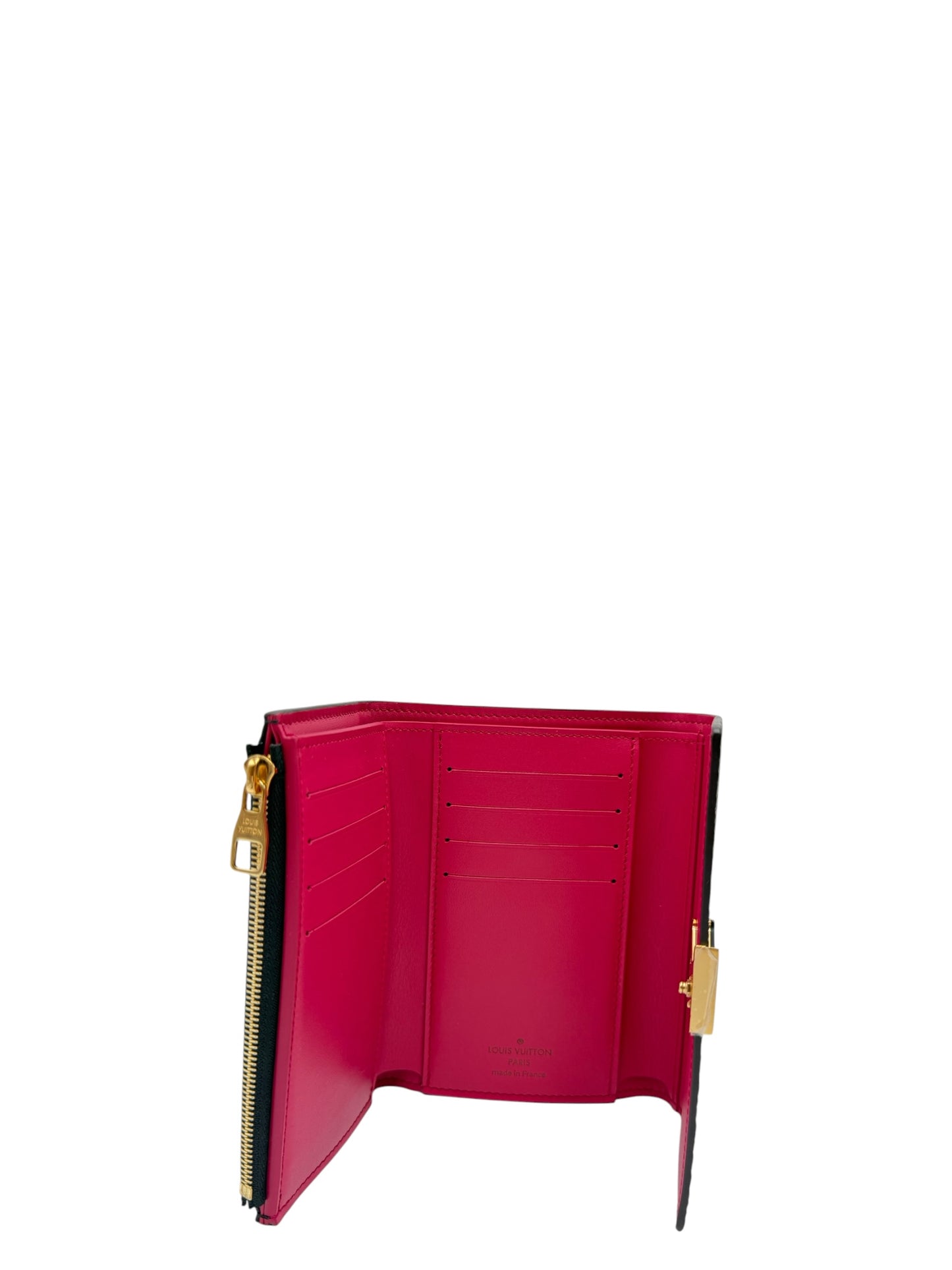 LOUIS VUITTON TAURILLON CAPUCINES COMPACT WALLET BLACK