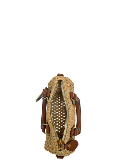 LOUIS VUITTON RAFFIA NANO SPEEDY NATURAL TAN