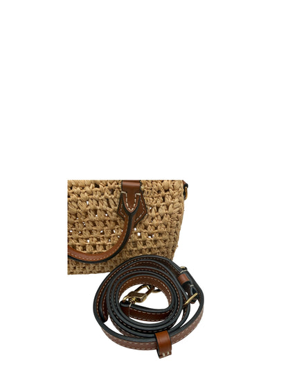 LOUIS VUITTON RAFFIA NANO SPEEDY NATURAL TAN
