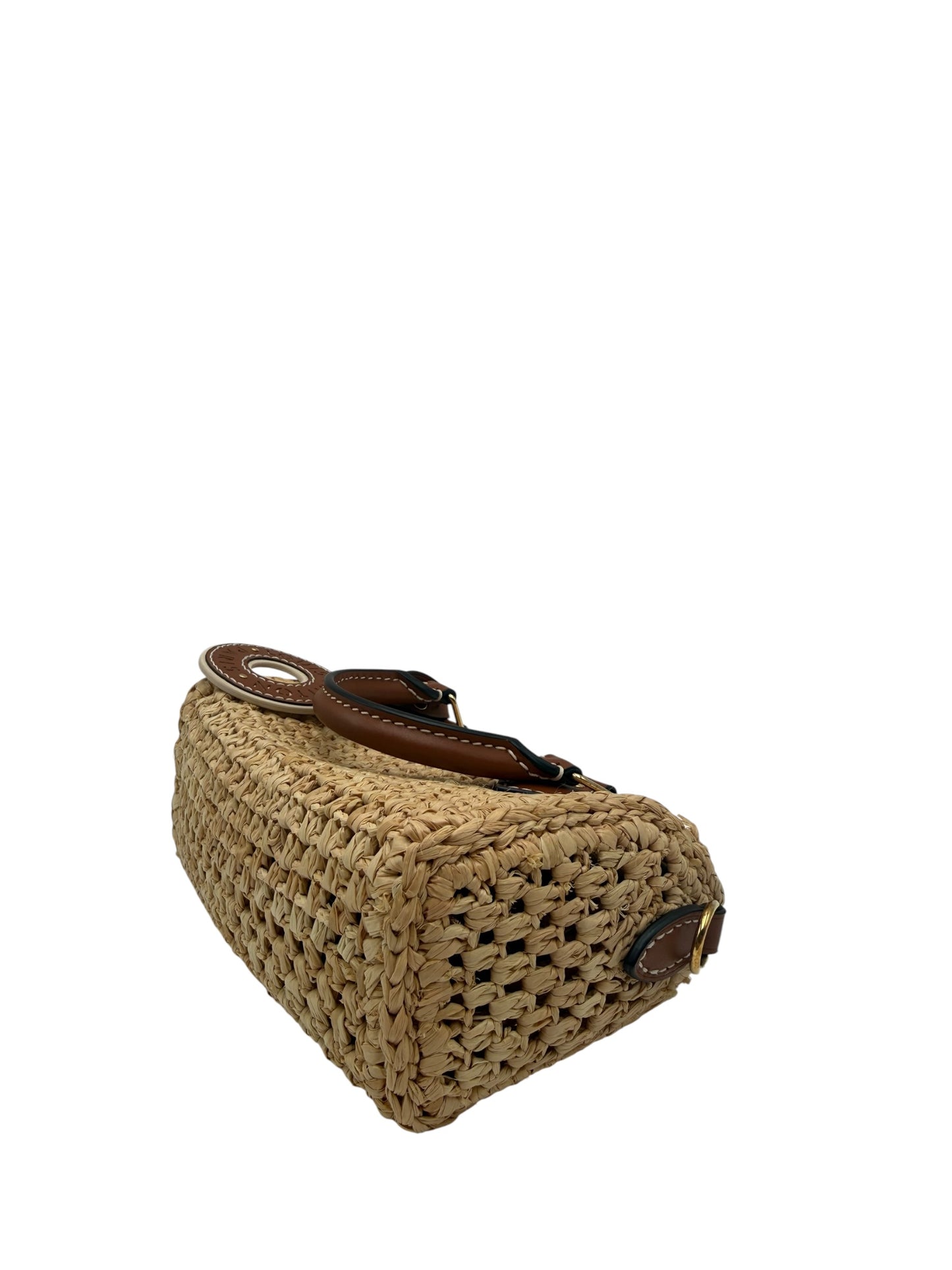 LOUIS VUITTON RAFFIA NANO SPEEDY NATURAL TAN