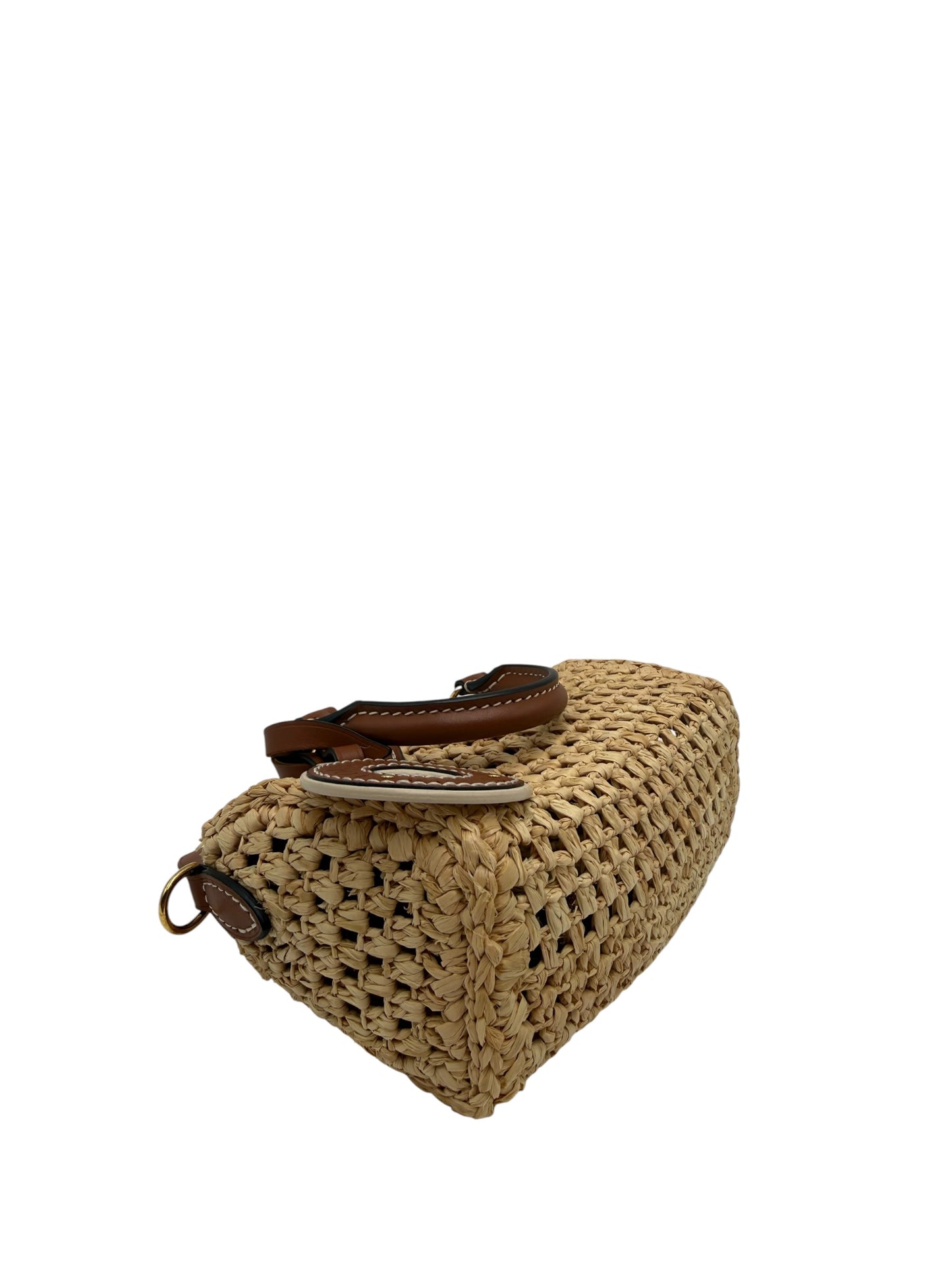 LOUIS VUITTON RAFFIA NANO SPEEDY NATURAL TAN