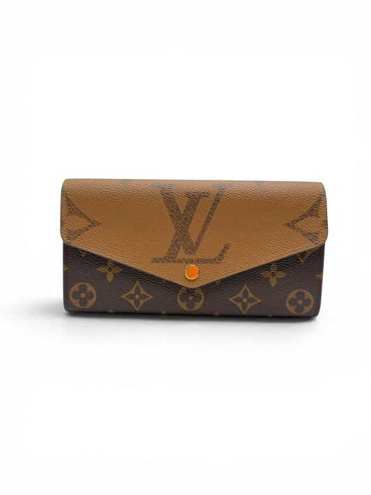 LOUIS VUITTON REVERSE MONOGRAM SARAH WALLET