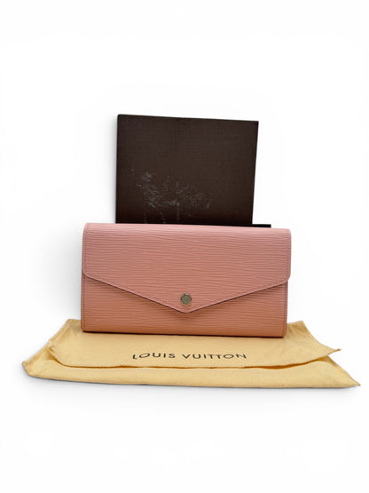 LOUIS VUITTON SARAH WALLET EPI PINK