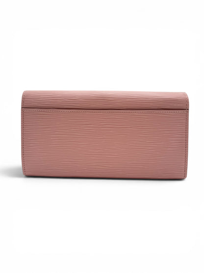 LOUIS VUITTON SARAH WALLET EPI PINK