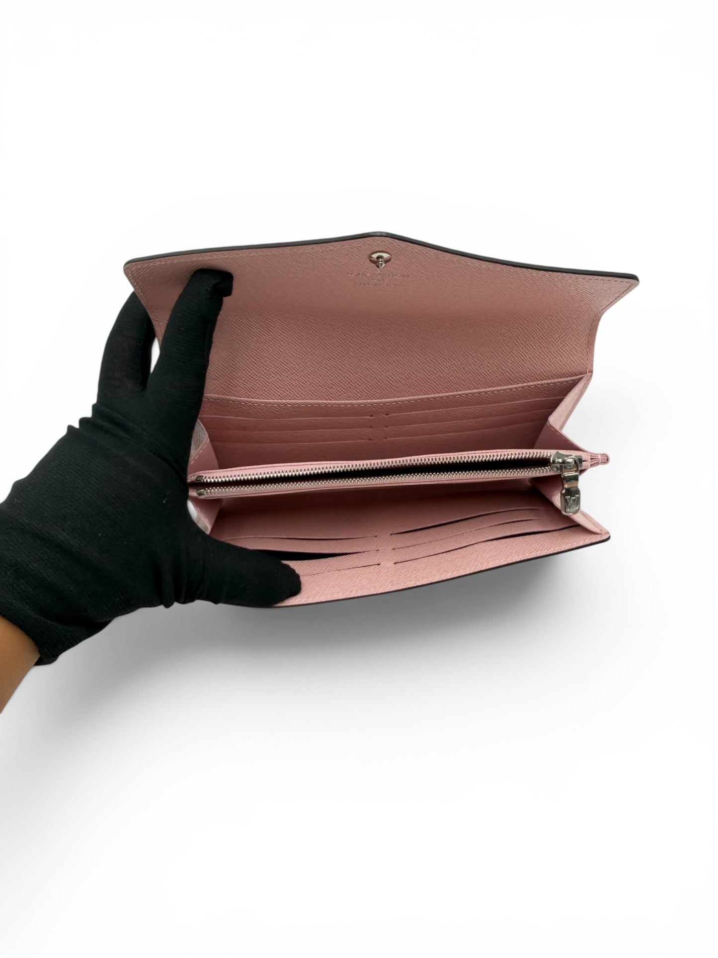 LOUIS VUITTON SARAH WALLET EPI PINK