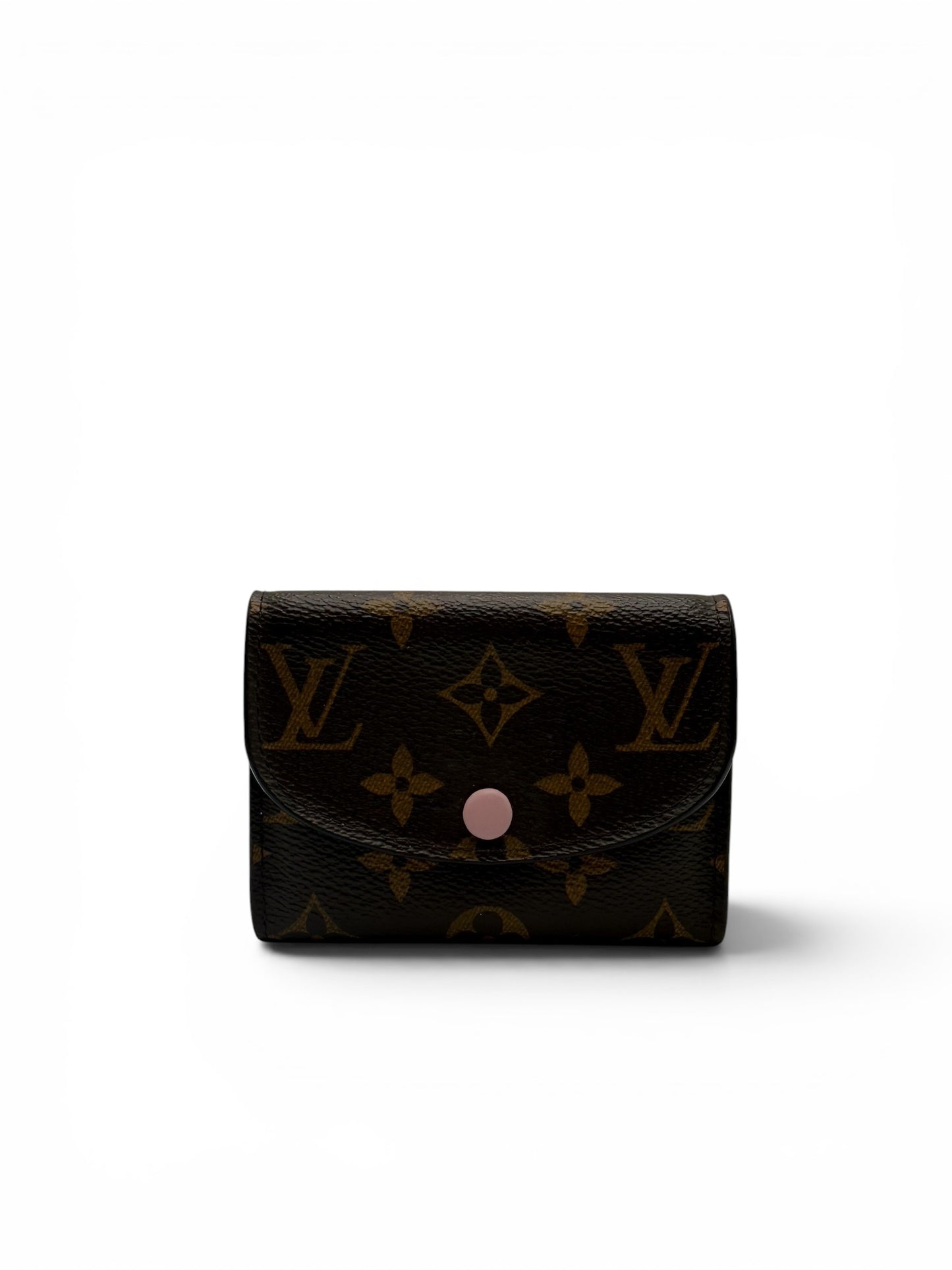 LOUIS VUITTON ROSALIE COIN PURSE IN MONOGRAM ROSE BALLERINE