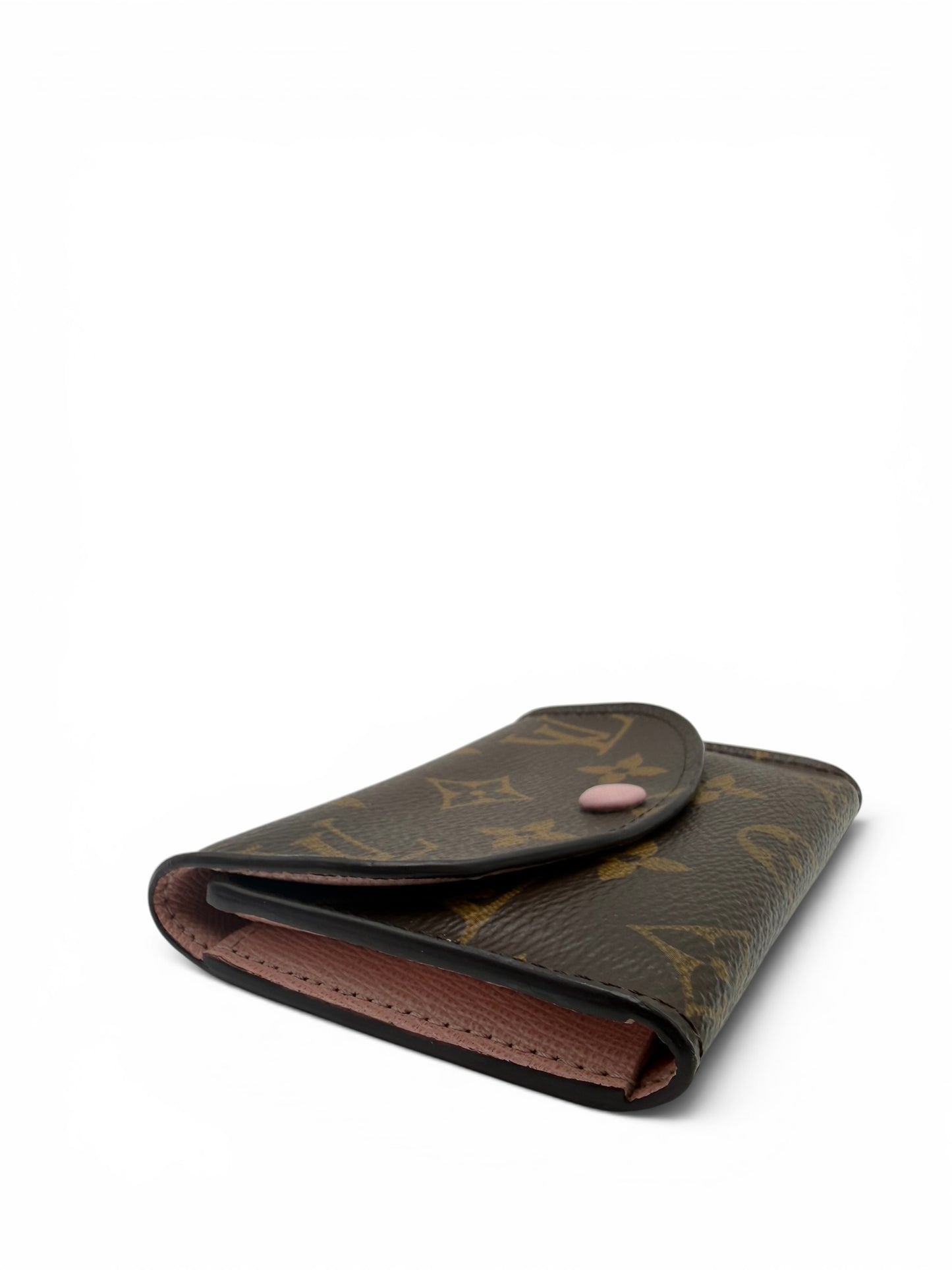 LOUIS VUITTON ROSALIE COIN PURSE IN MONOGRAM ROSE BALLERINE