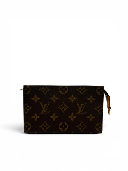 LOUIS VUITTON TOILETRY POUCH 15 IN MONOGRAM CANVAS