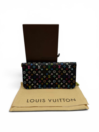 LOUIS VUITTON BLACK INSOLITE WALLET MULTICOLOR