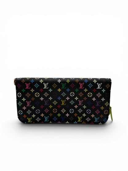 LOUIS VUITTON BLACK INSOLITE WALLET MULTICOLOR