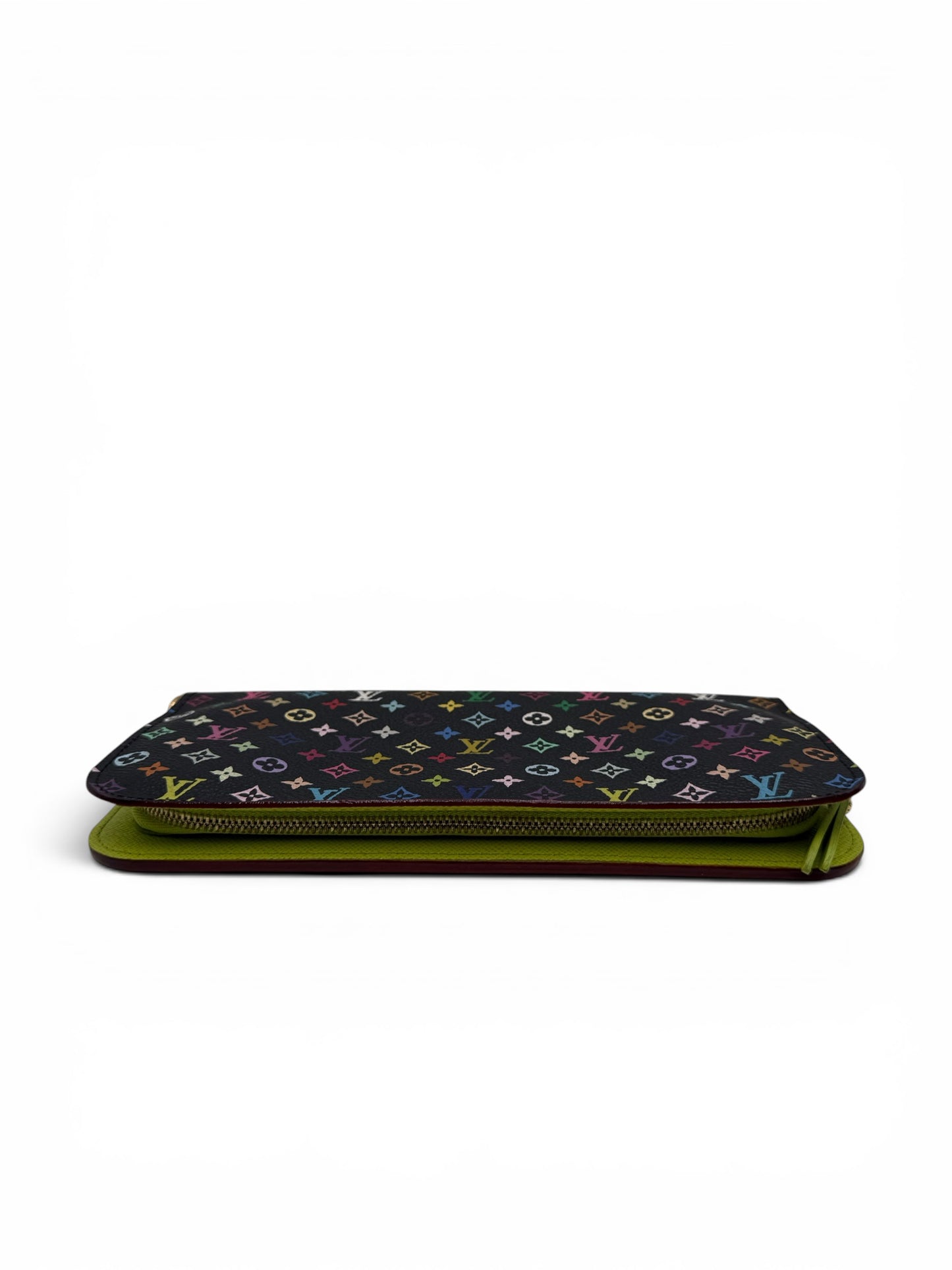 LOUIS VUITTON BLACK INSOLITE WALLET MULTICOLOR