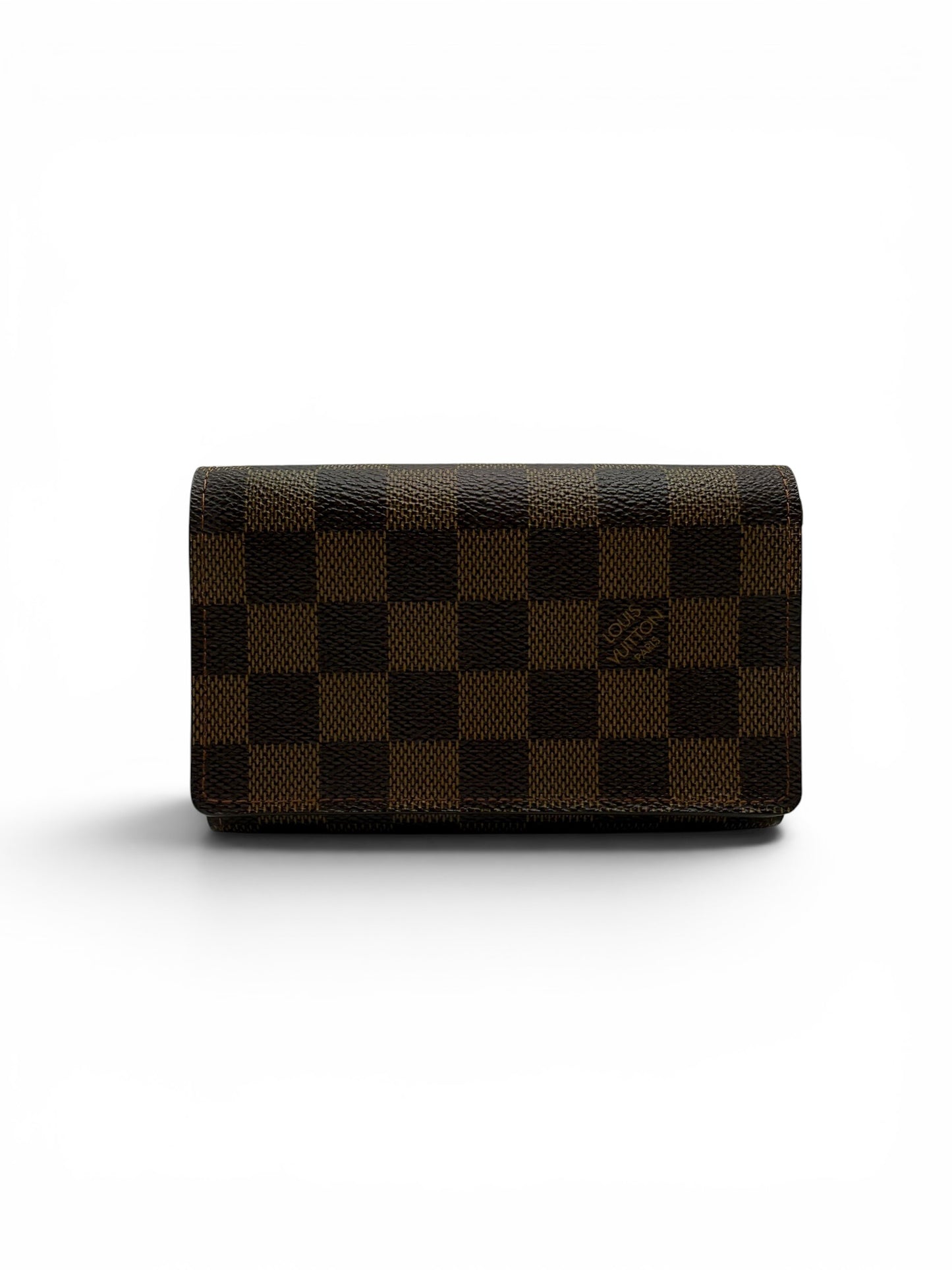LOUIS VUITTON DAMIER EBENE CANVAS PORTE MONNAIE BILLETS TRESOR WALLET