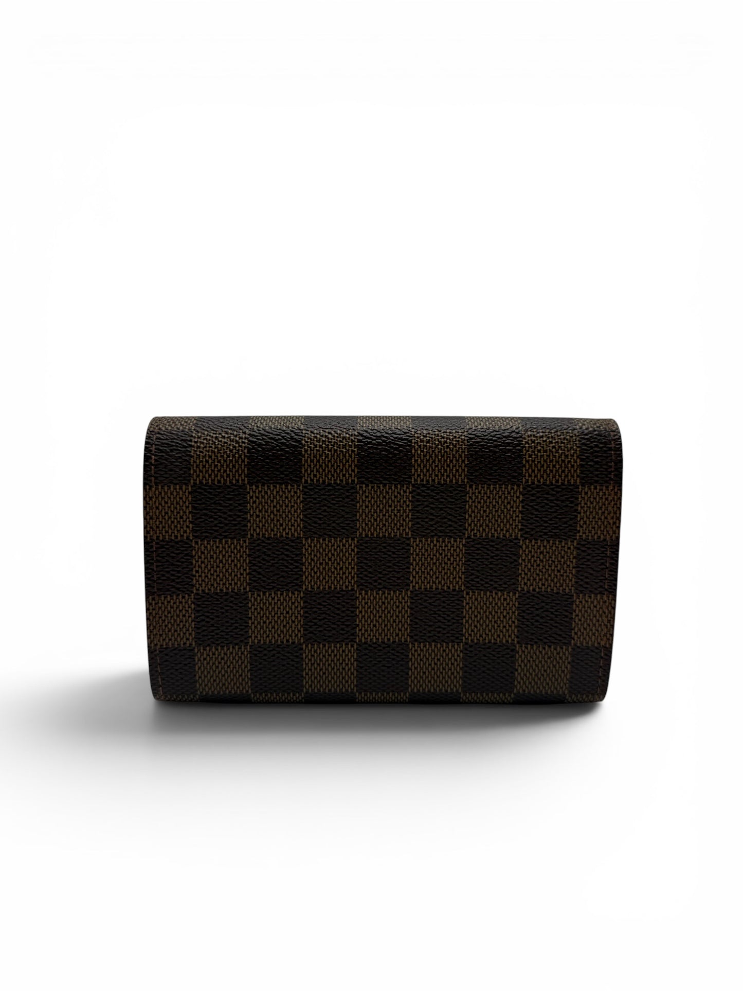 LOUIS VUITTON DAMIER EBENE CANVAS PORTE MONNAIE BILLETS TRESOR WALLET