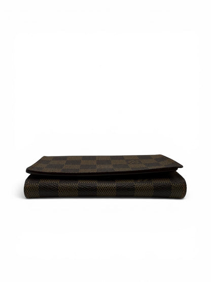 LOUIS VUITTON DAMIER EBENE CANVAS PORTE MONNAIE BILLETS TRESOR WALLET
