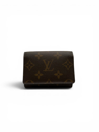 LOUIS VUITTON MONOGRAM CANVAS ENVELOPE BUSINESS CARD HOLDER