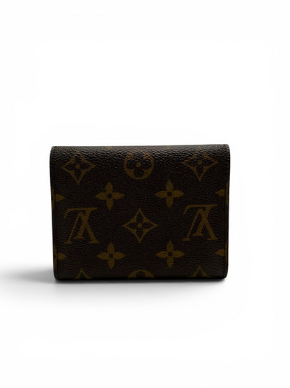 LOUIS VUITTON VICTORINE MONOGRAM SHORT WALLET ROSE BALLERINE