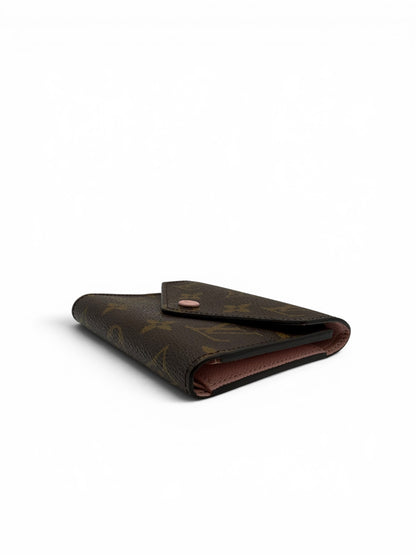 LOUIS VUITTON VICTORINE MONOGRAM SHORT WALLET ROSE BALLERINE
