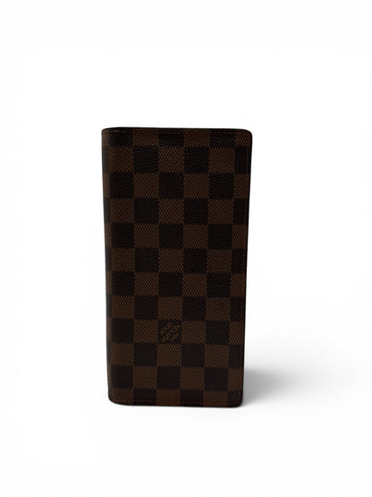 LOUIS VUITTON DAMIER EBENE BRAZZA WALLET