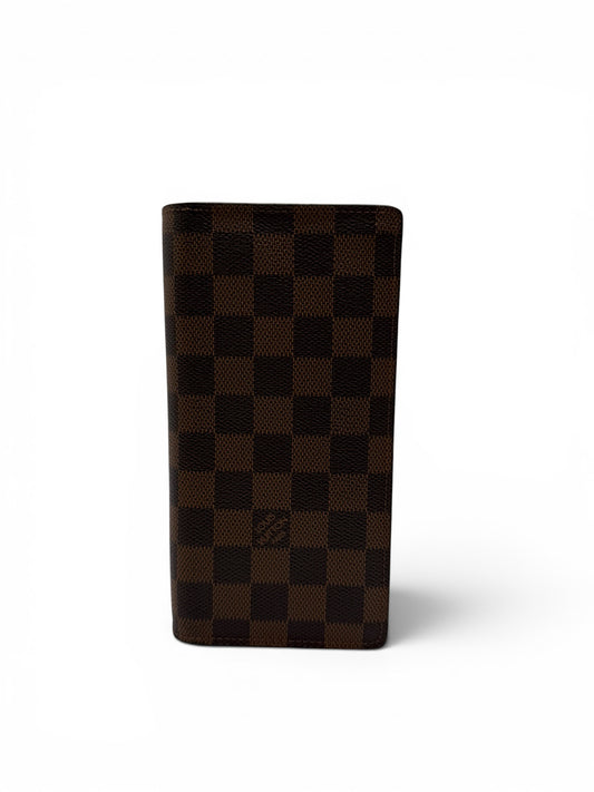 LOUIS VUITTON DAMIER EBENE BRAZZA WALLET