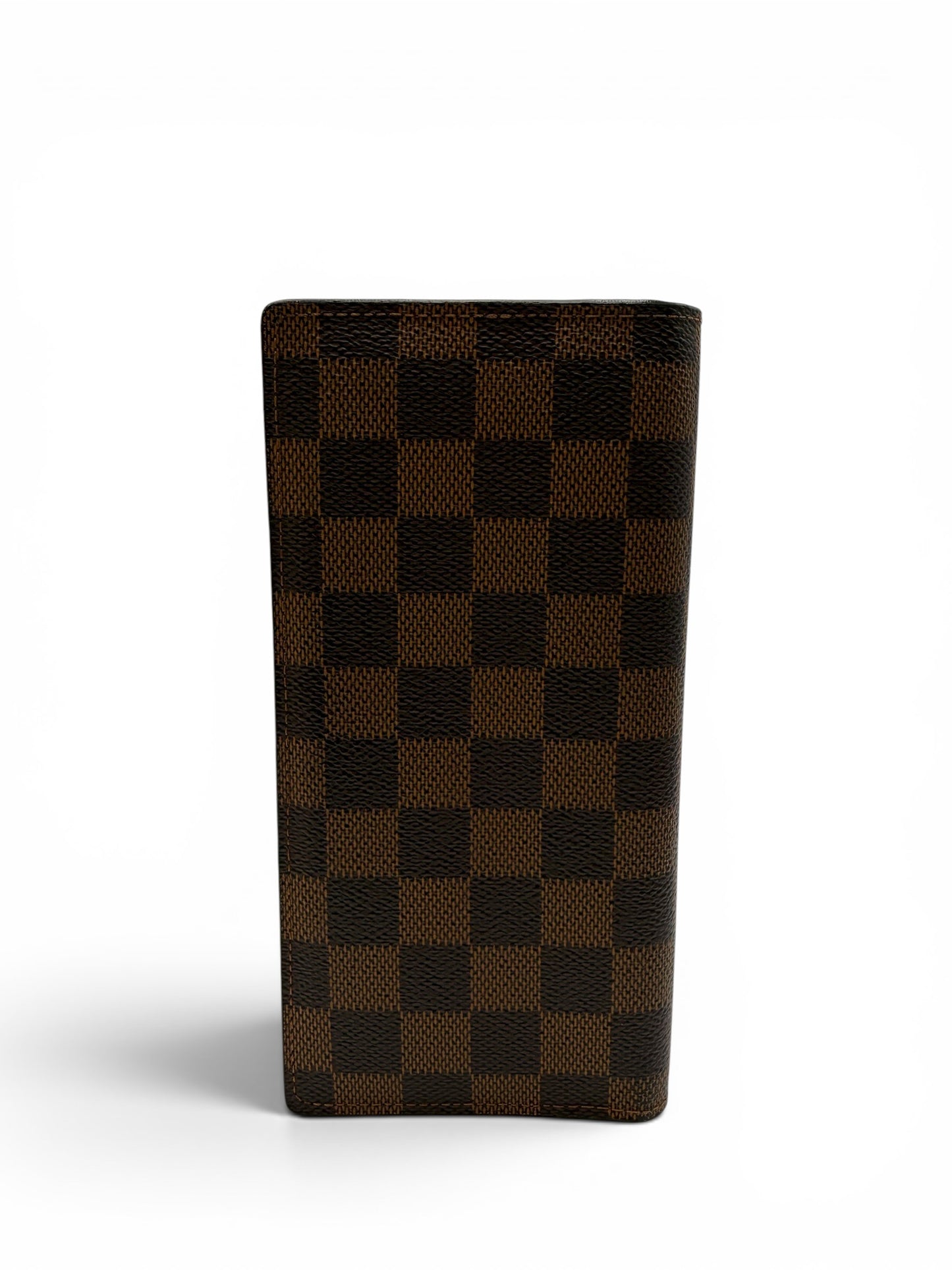 LOUIS VUITTON DAMIER EBENE BRAZZA WALLET