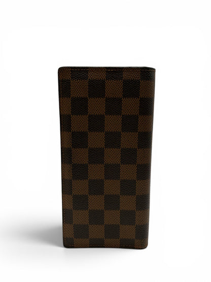 LOUIS VUITTON DAMIER EBENE BRAZZA WALLET