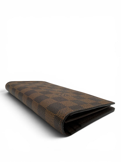 LOUIS VUITTON DAMIER EBENE BRAZZA WALLET