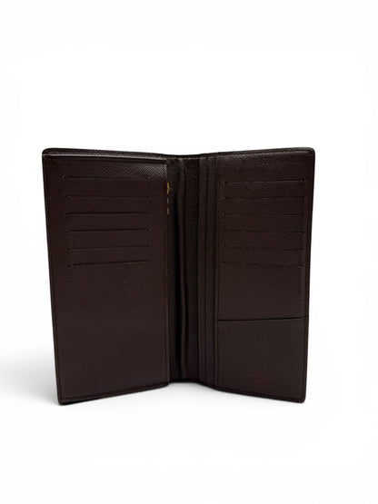 LOUIS VUITTON DAMIER EBENE BRAZZA WALLET