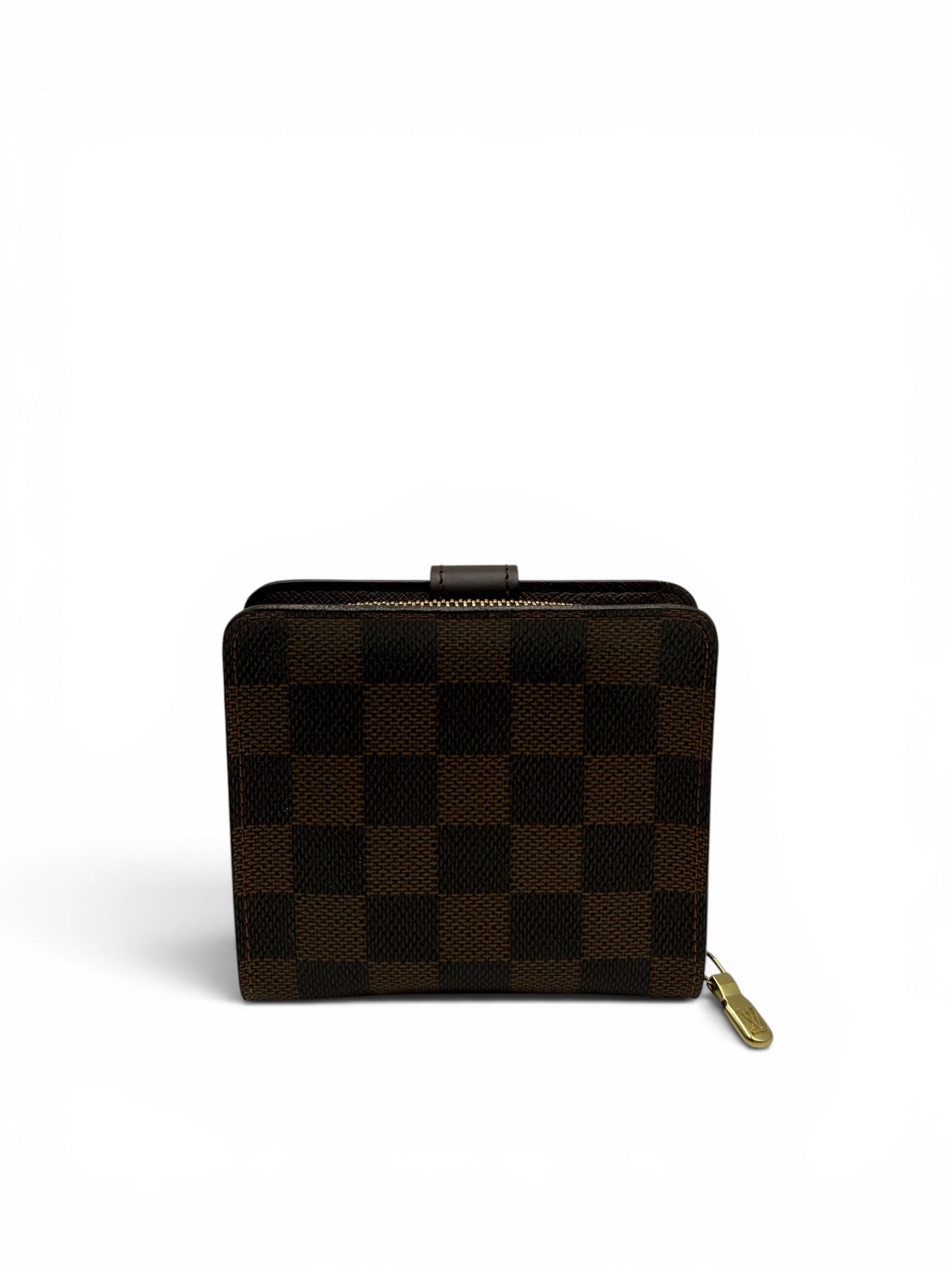 LOUIS VUITTON DAMIER EBENE COMPACT ZIP WALLET