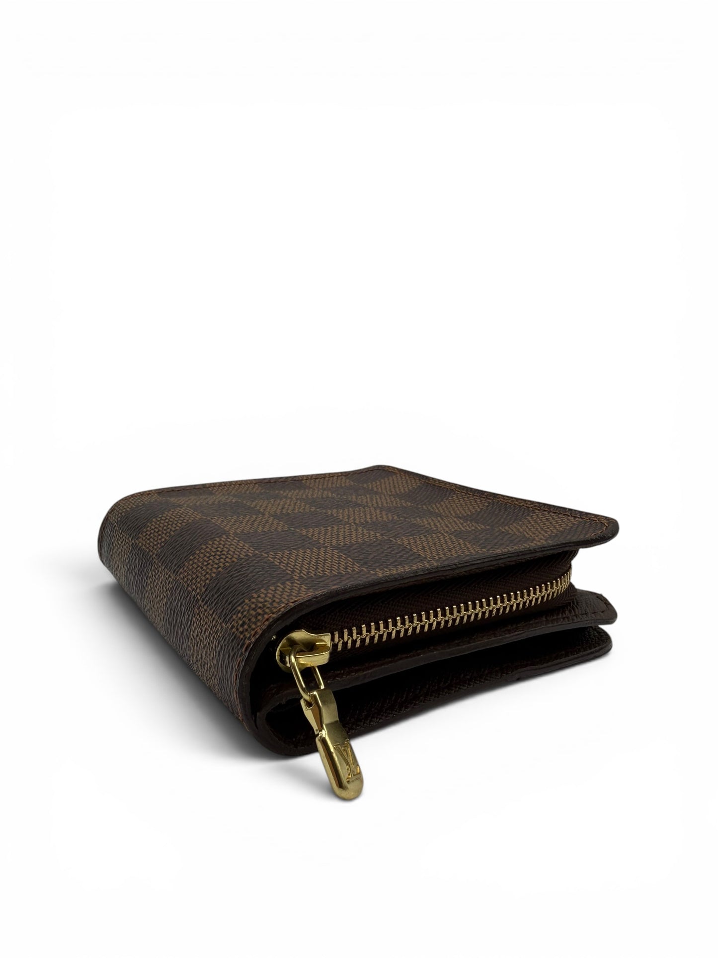 LOUIS VUITTON DAMIER EBENE COMPACT ZIP WALLET