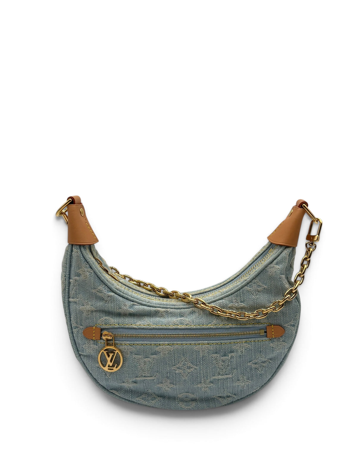 LOUIS VUITTON LOOP DENIM HOBO BAG