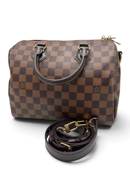 LOUIS VUITTON DAMIER EBENE SPEEDY BANDOULIERE 25
