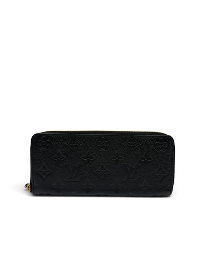 LOUIS VUITTON EMPREINTE CLEMENCE WALLET BLACK