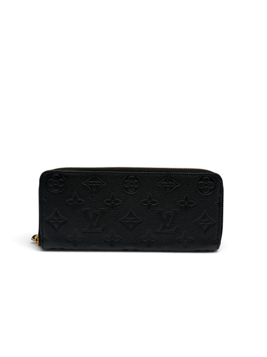 LOUIS VUITTON EMPREINTE CLEMENCE WALLET BLACK