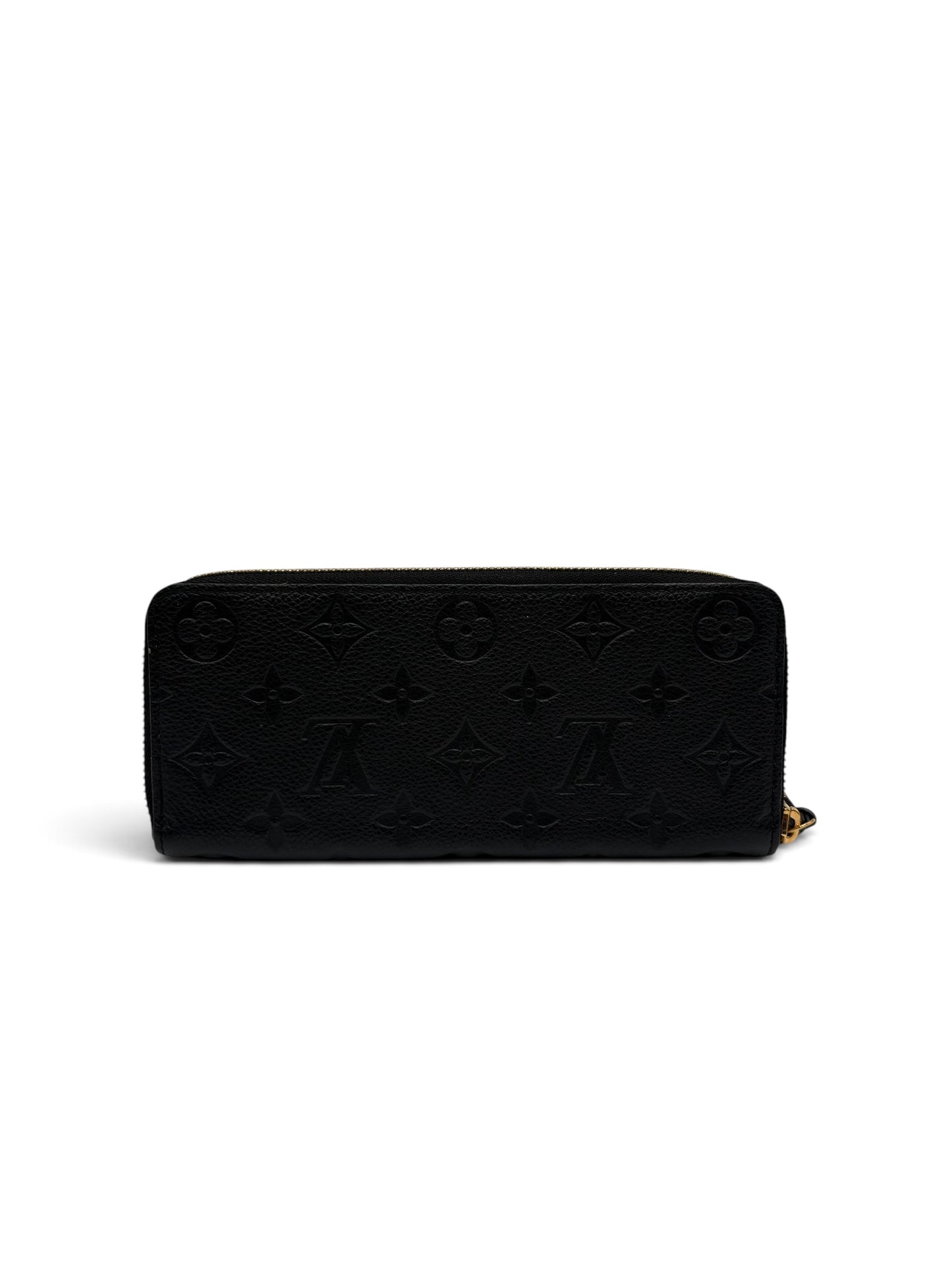 LOUIS VUITTON EMPREINTE CLEMENCE WALLET BLACK