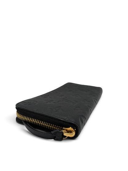 LOUIS VUITTON EMPREINTE CLEMENCE WALLET BLACK
