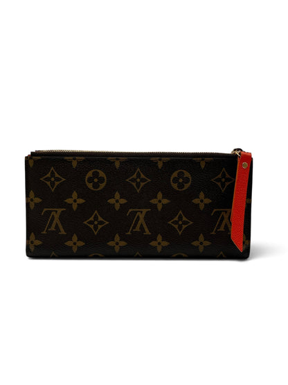 LOUIS VUITTON MONOGRAM ADELE WALLET ORANGE
