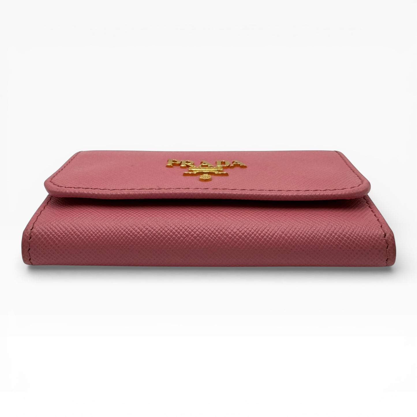 PRADA PINK SAFFIANO KEY HOLDER