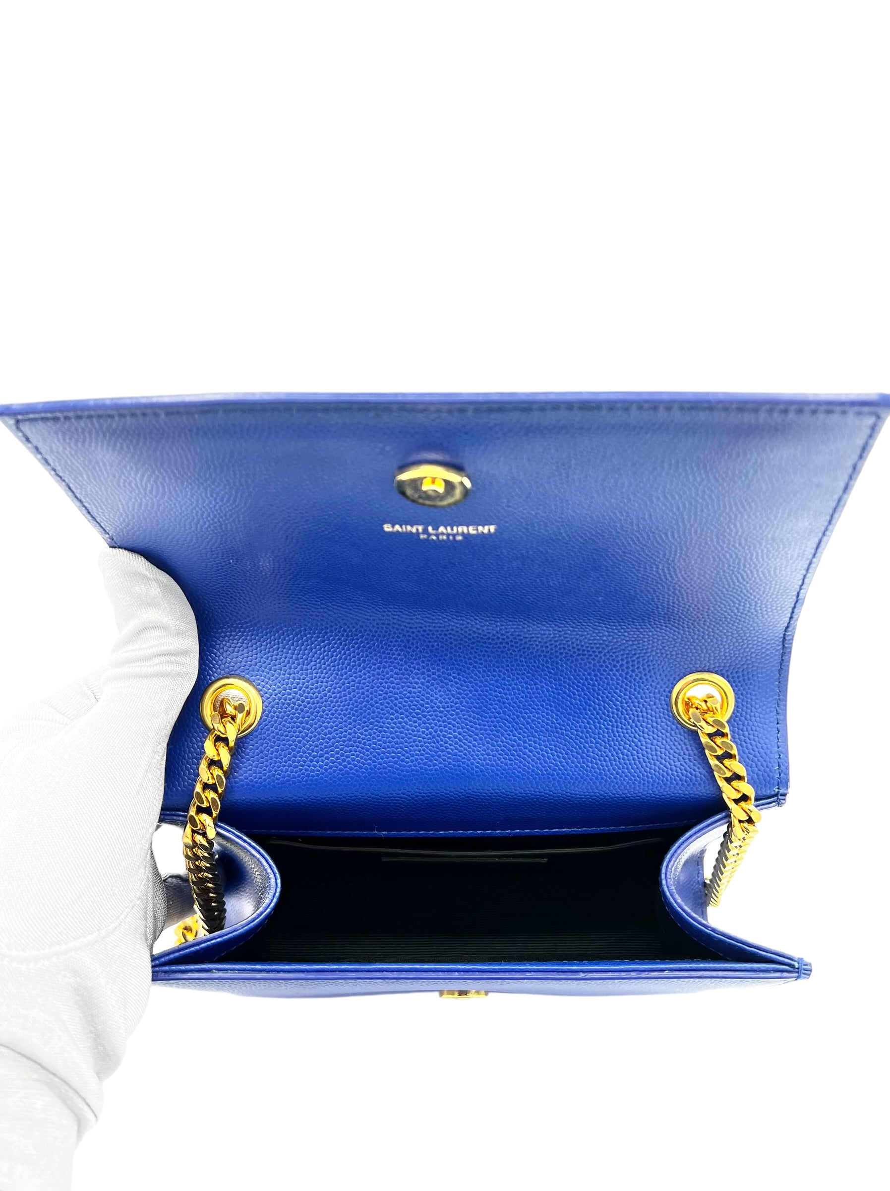 YSL SMALL KATE COBALT BLUE