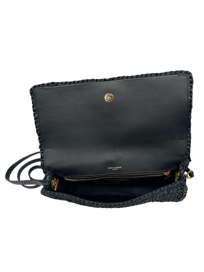 YSL KATE 99  TASSEL SHOULDER BAG IN RAFFIA