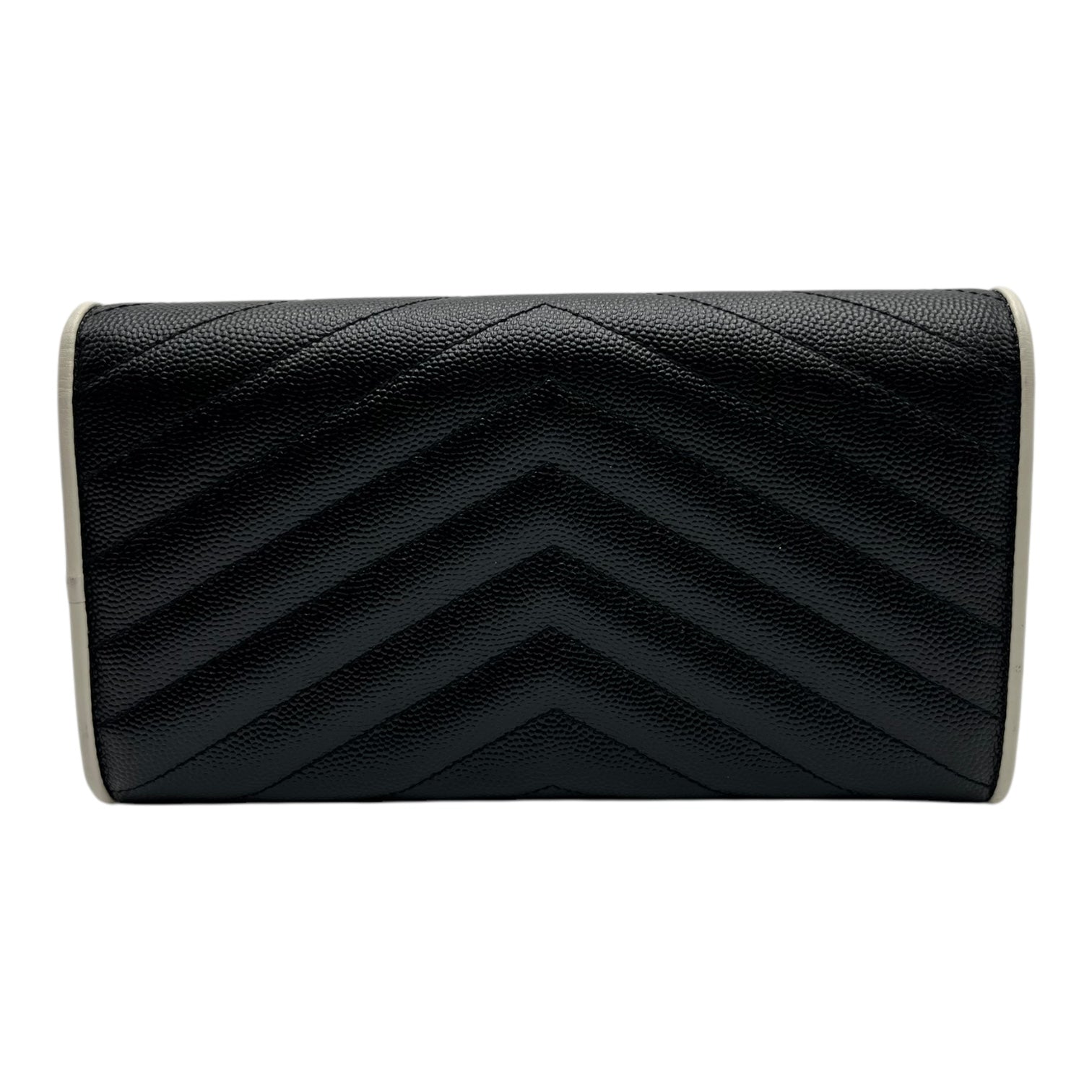 YSL ENVELOPE BLACK CALFSKIN WALLET