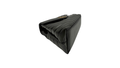 YSL LOULOU LARGE BLACK SHOULDER BAG