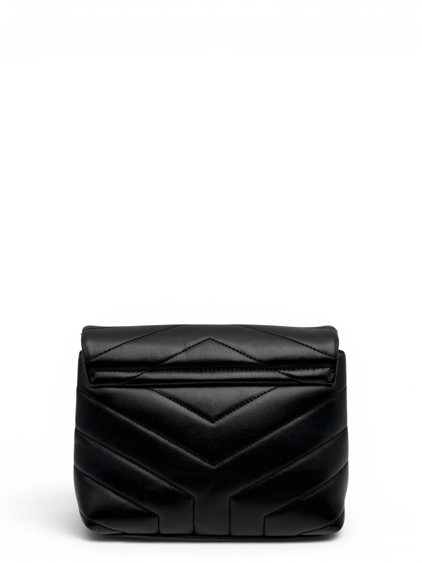 YSL TOY LOULOU BLACK SHOULDER BAG