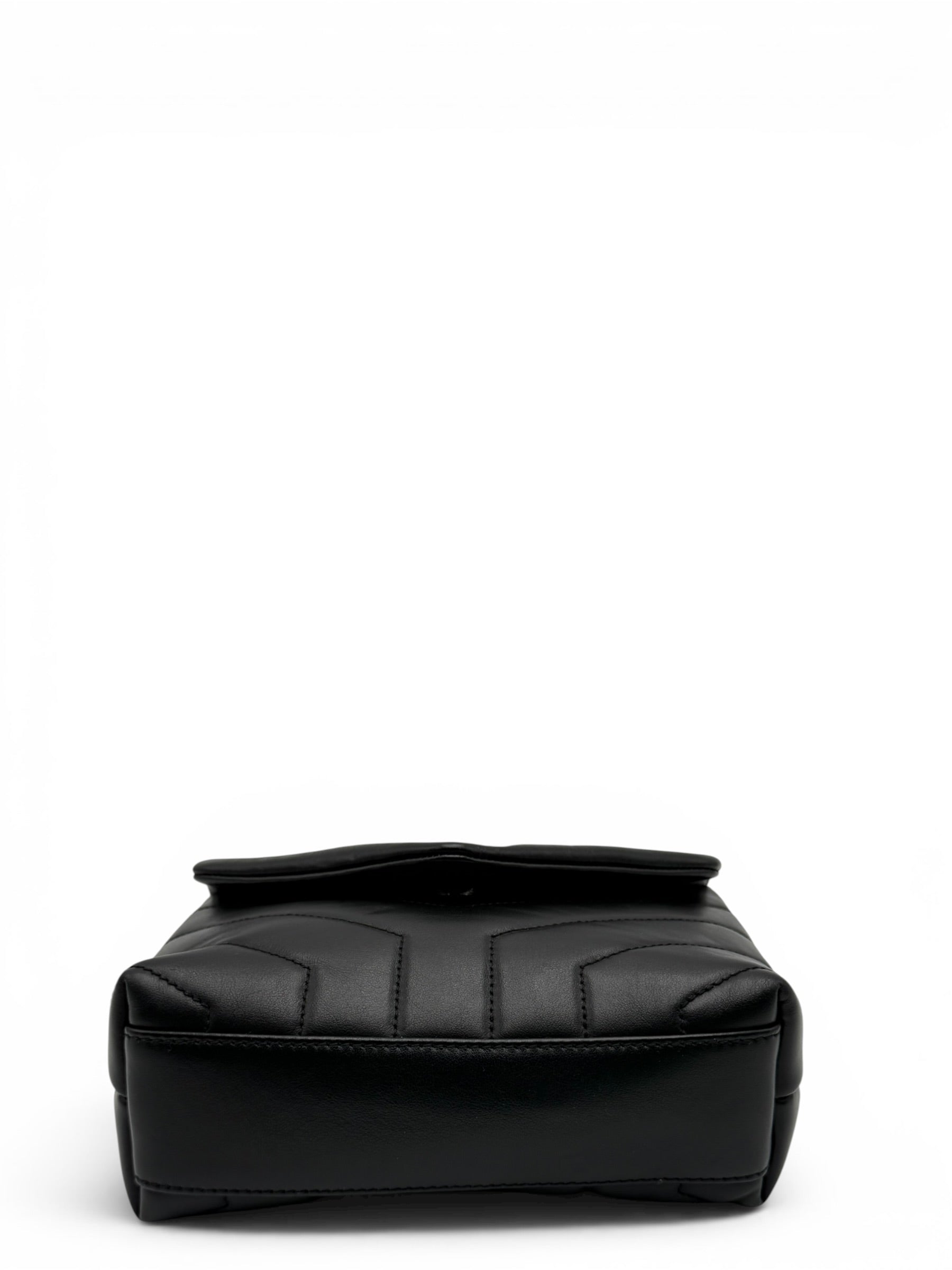 YSL TOY LOULOU BLACK SHOULDER BAG