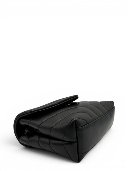 YSL TOY LOULOU BLACK SHOULDER BAG