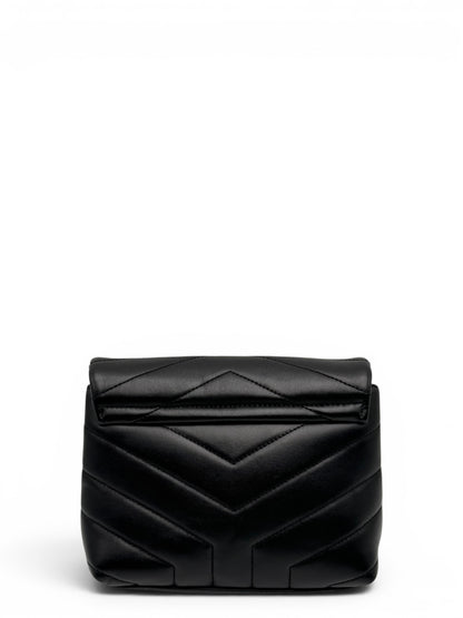 YSL TOY LOULOU BLACK SHOULDER BAG
