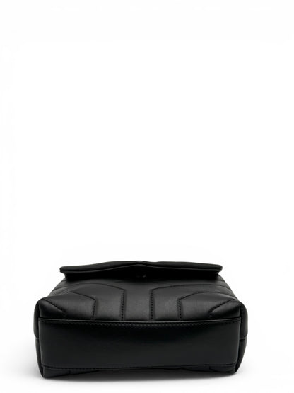 YSL TOY LOULOU BLACK SHOULDER BAG