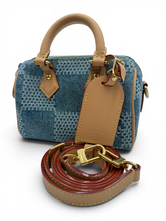 LOUIS VUITTON SPEEDY 18 DENIM