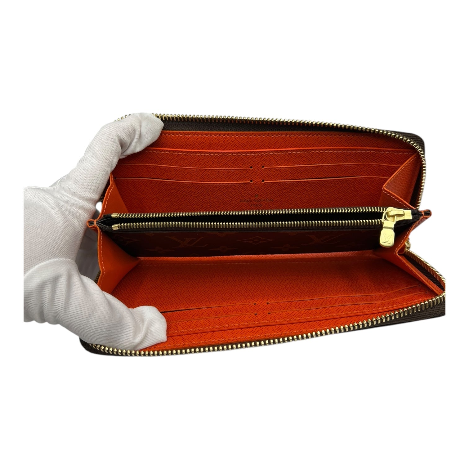 LOUIS VUITTON CLEMENCE MONOGRAM WALLET ORANGE