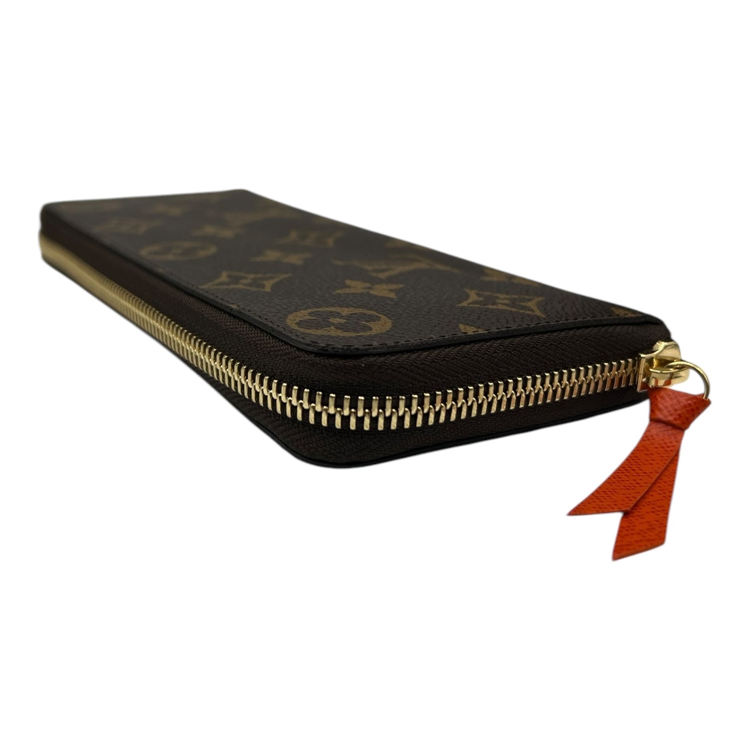 LOUIS VUITTON CLEMENCE MONOGRAM WALLET ORANGE